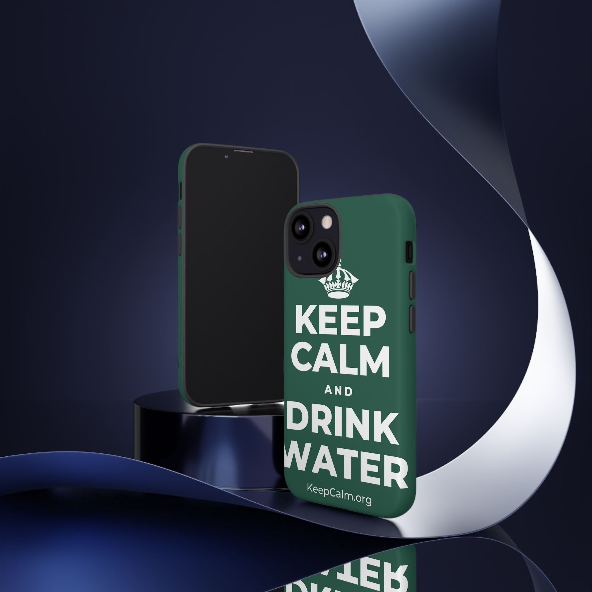 KEEP CALM AND DRINK WATER Phone Case