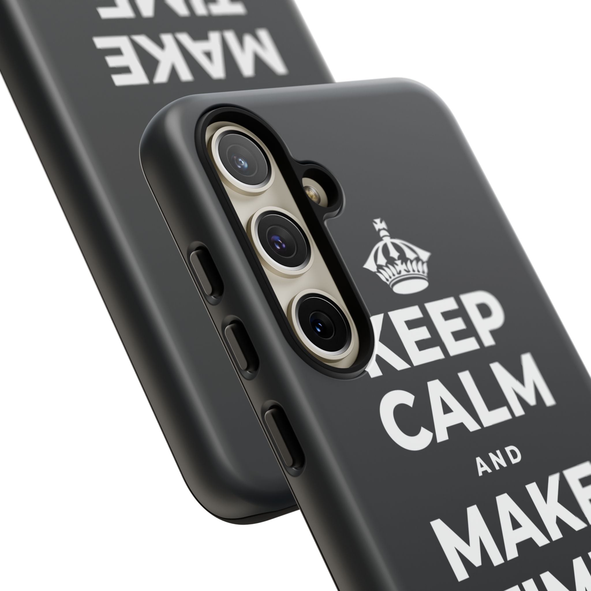KEEP CALM AND MAKE TIME TO PLAY Phone Case (Dark)
