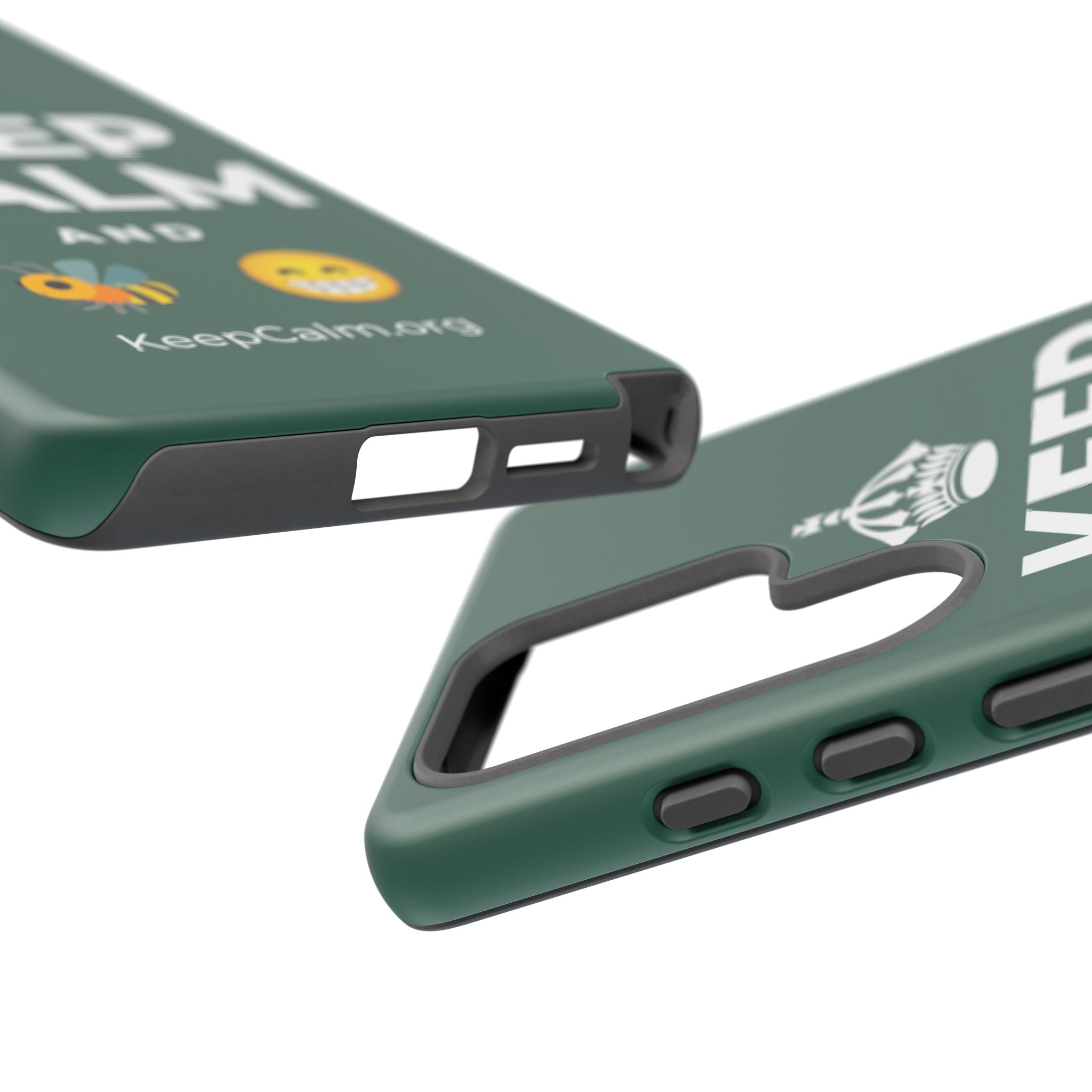 KEEP CALM AND BEE HAPPY Phone Case
