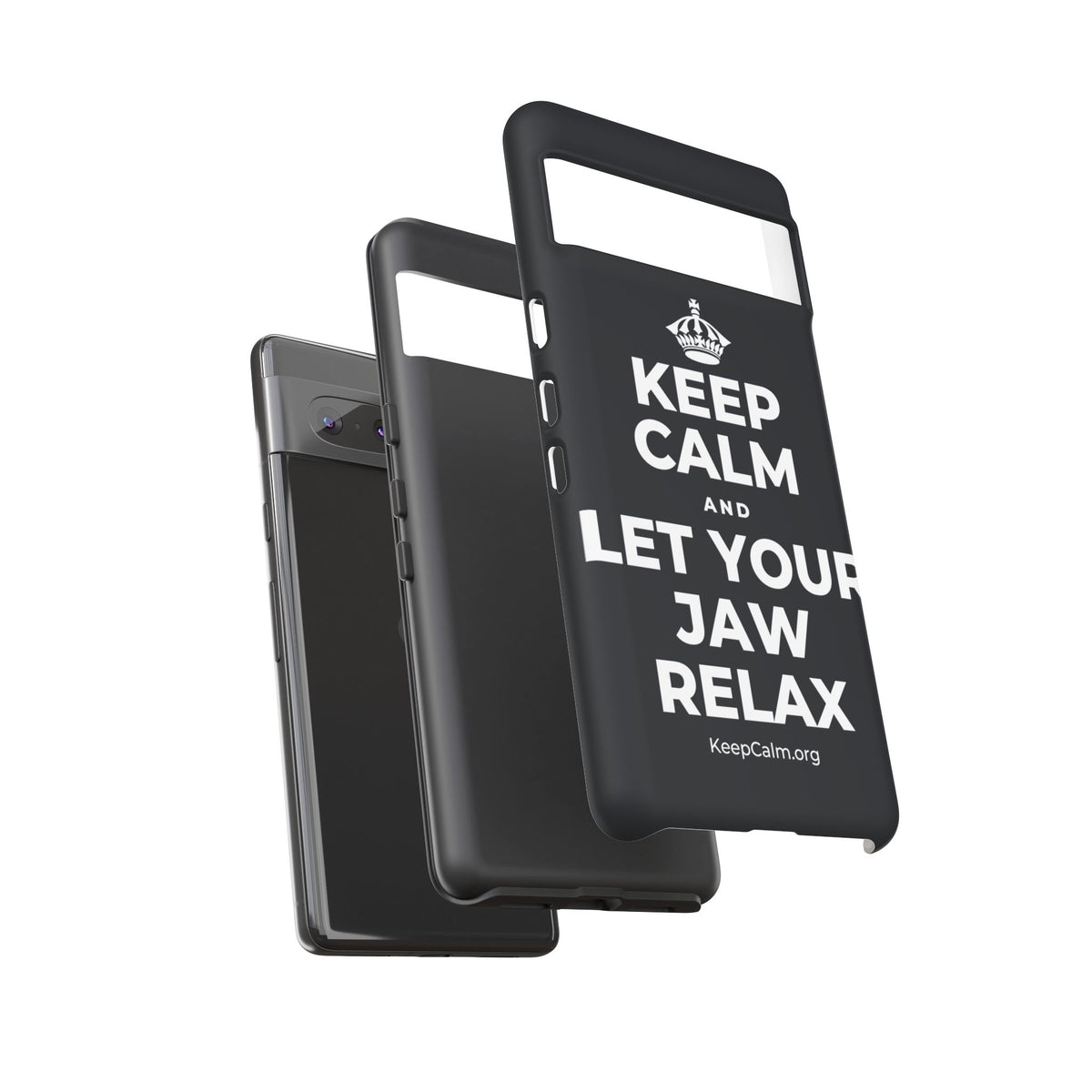KEEP CALM AND LET YOUR JAW RELAX Phone Case (Dark)