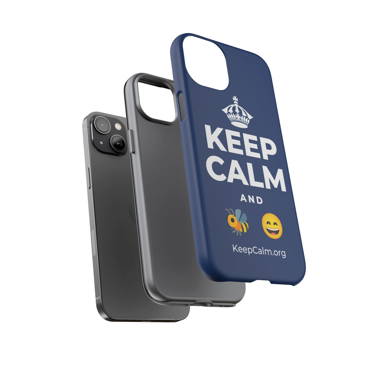 KEEP CALM AND 🐝 😄 Phone Case