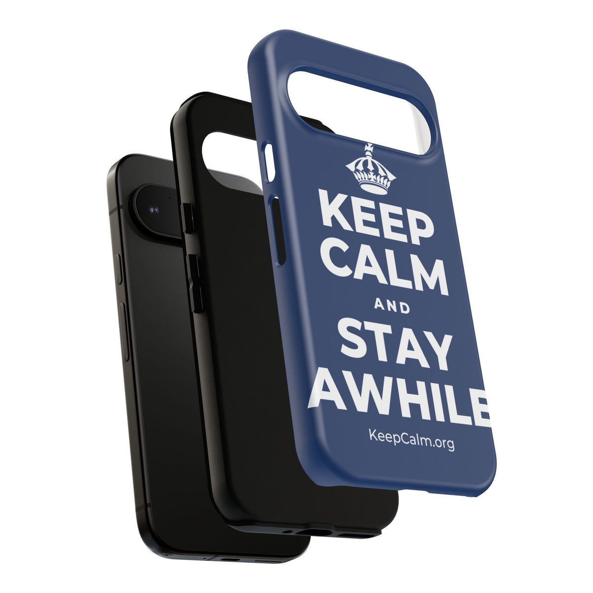 KEEP CALM AND STAY AWHILE Phone Case