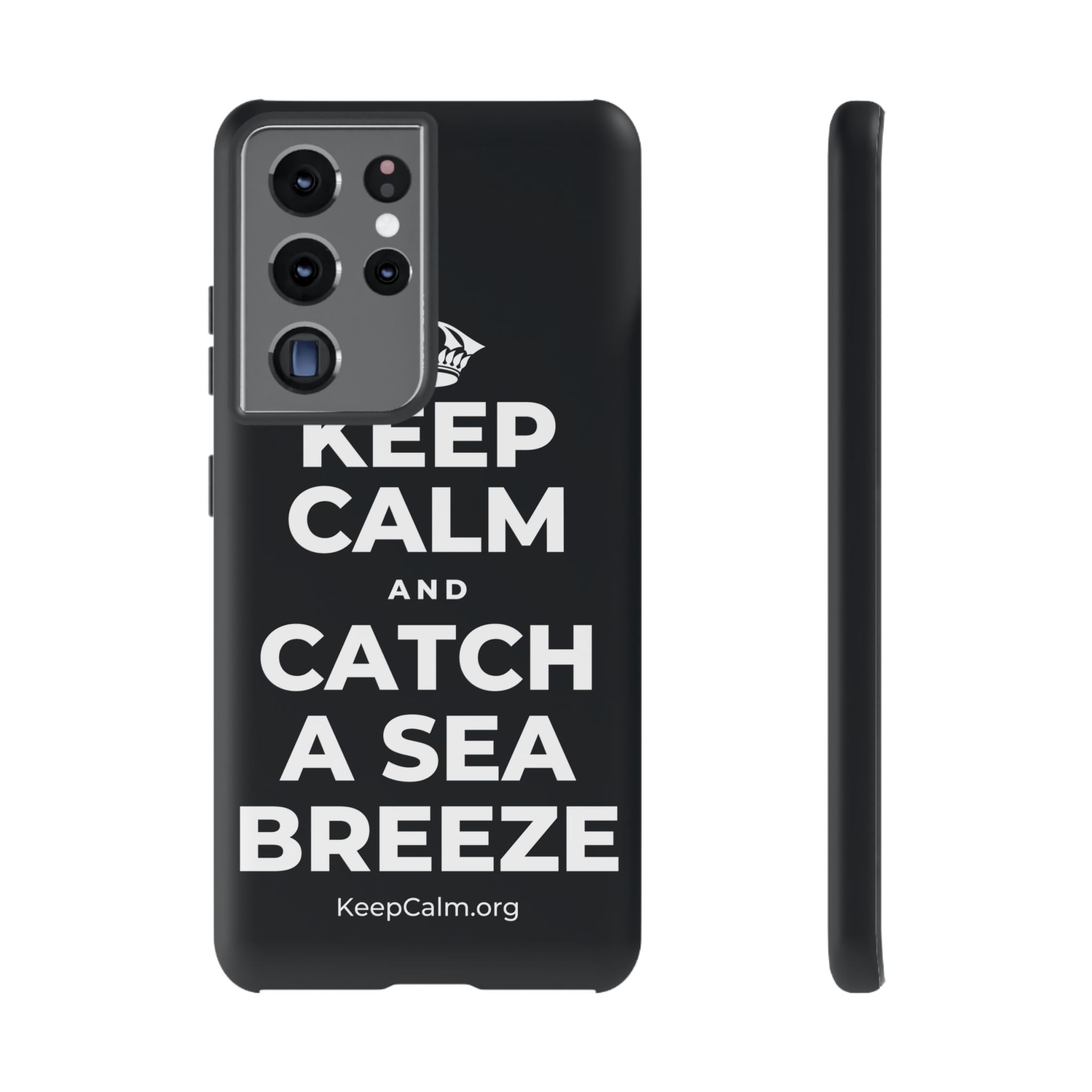 KEEP CALM AND CATCH A SEA BREEZE Phone Case (Dark)
