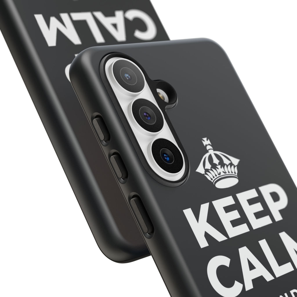 KEEP CALM AND OWN IT Phone Case (Dark)