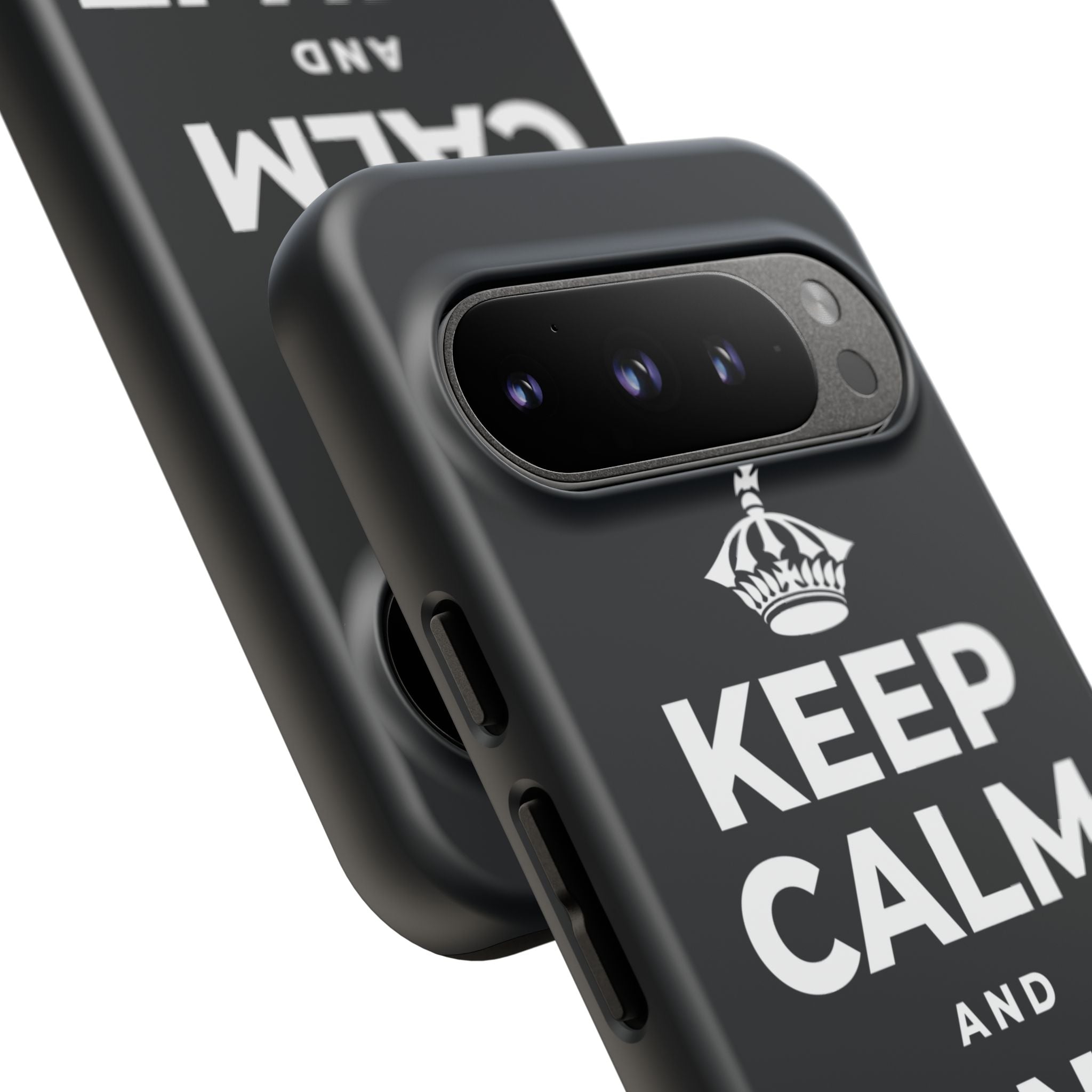 KEEP CALM AND RUN IT UP Phone Case (Dark)