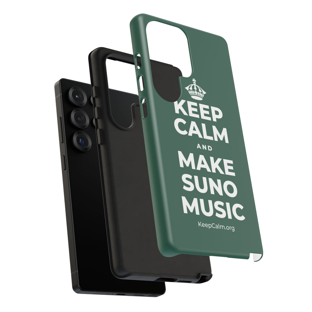 KEEP CALM AND MAKE SUNO MUSIC Phone Case