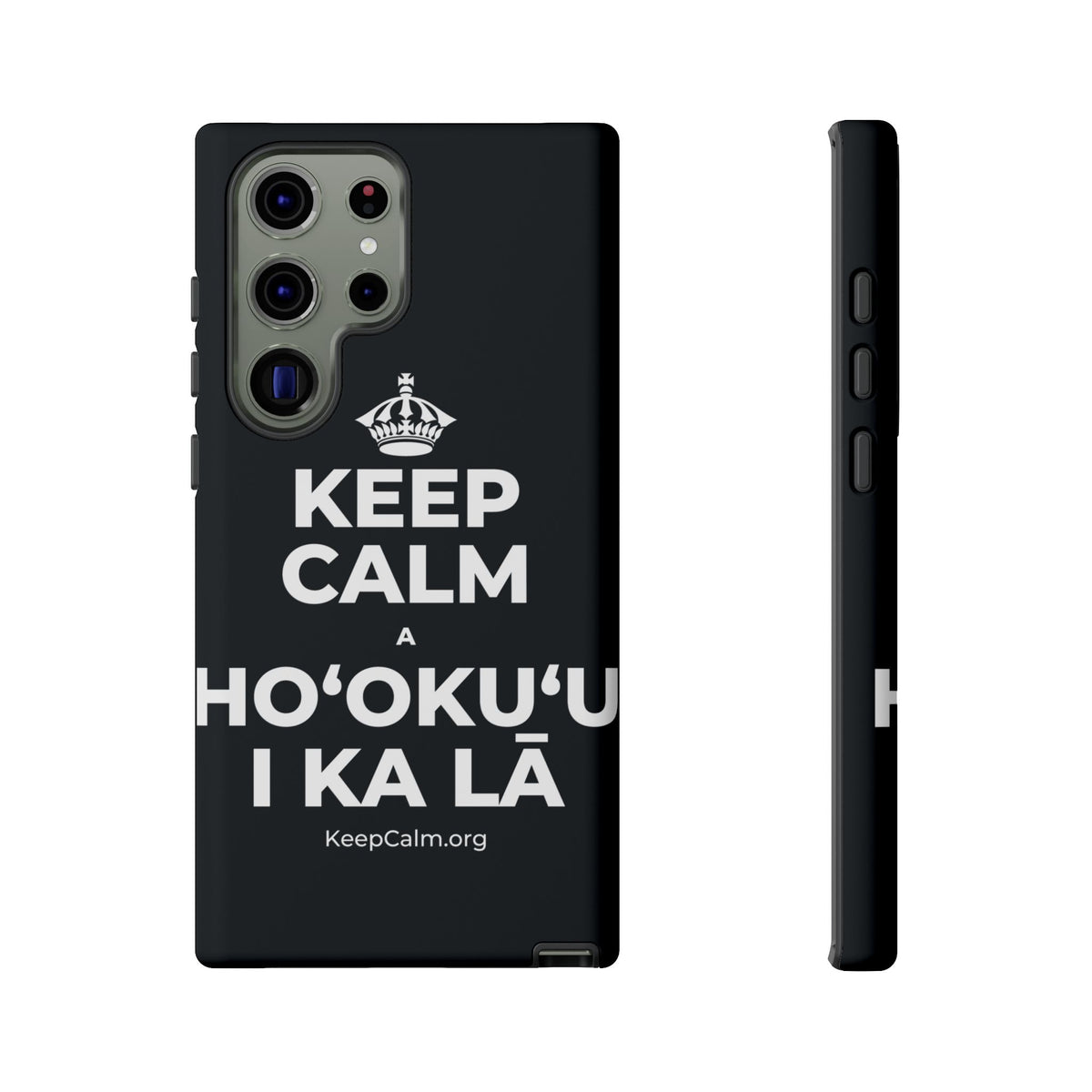 KEEP CALM A HOʻOKUʻU I KA LĀ Phone Case (Dark)