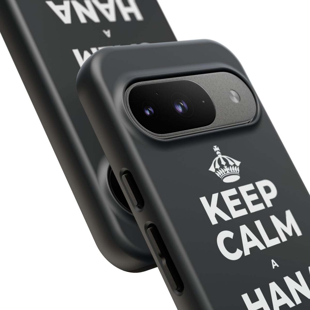 KEEP CALM A HANA MANAWA E PĀʻANI AI Phone Case (Dark)