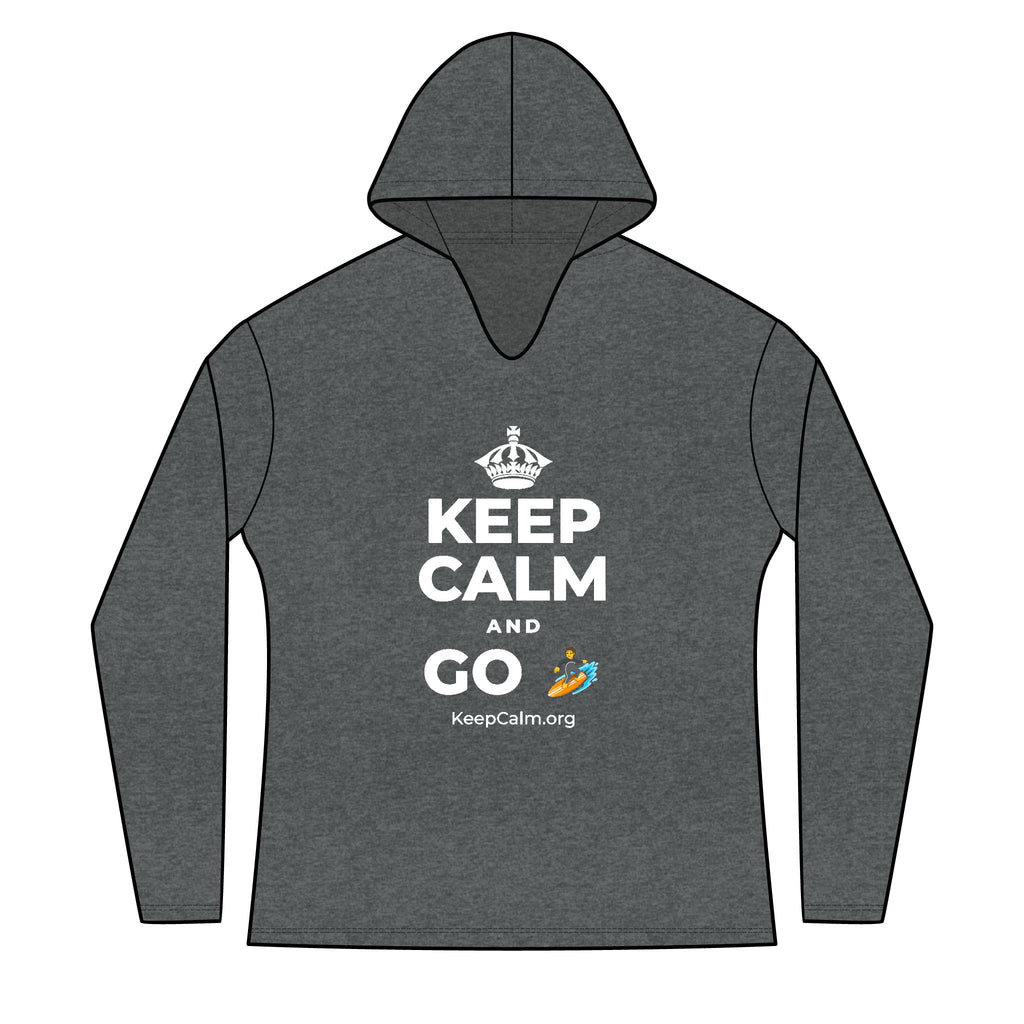 KEEP CALM AND GO 🏄 Women's Long Sleeve Hoodie