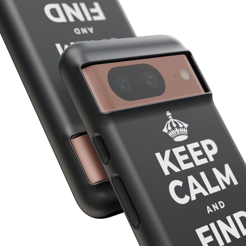KEEP CALM AND FIND YOUR FIRE Phone Case (Dark)
