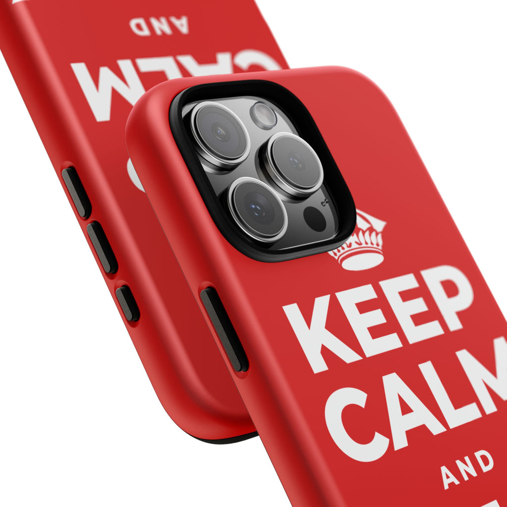 KEEP CALM AND ENJOY THIS Phone Case
