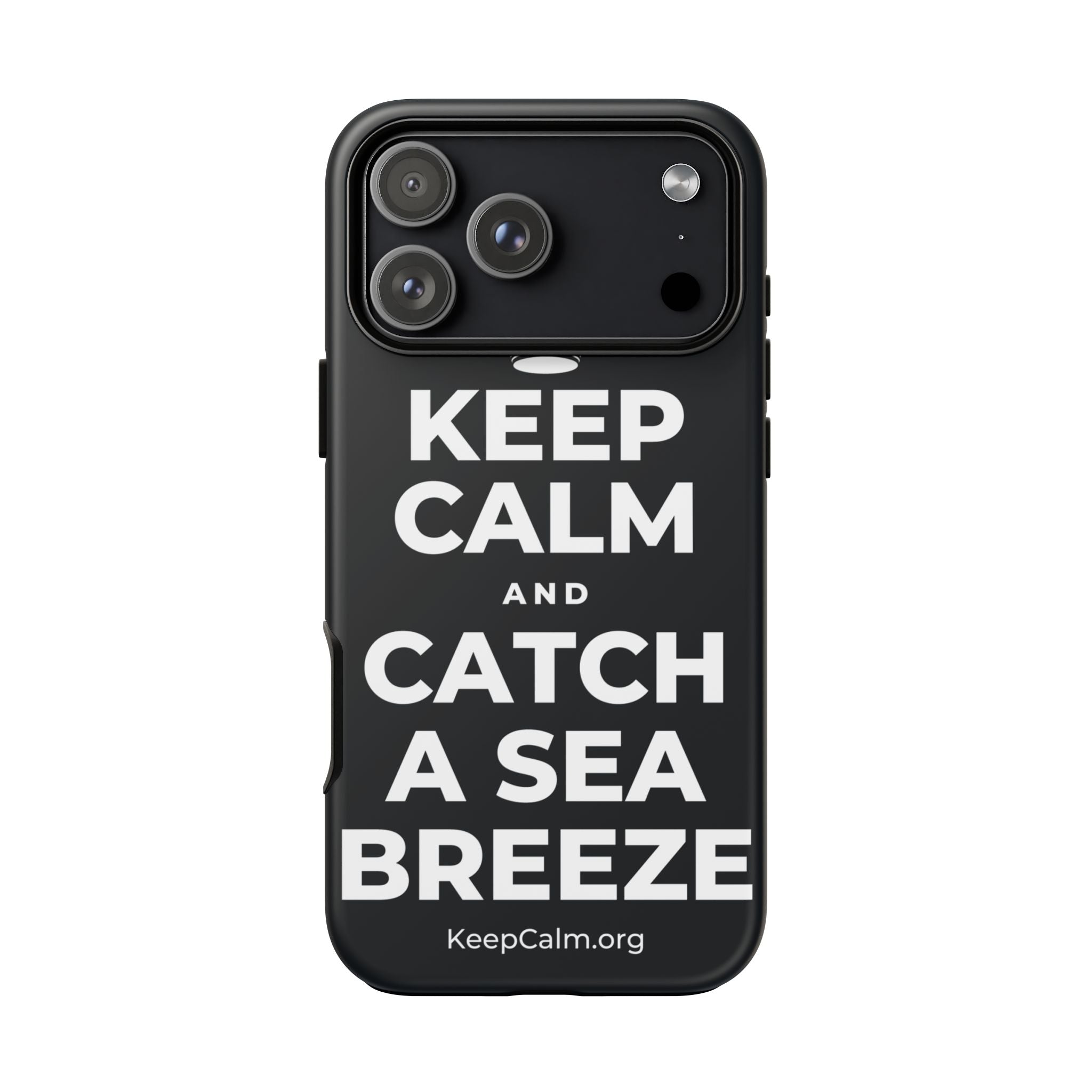 KEEP CALM AND CATCH A SEA BREEZE Phone Case (Dark)