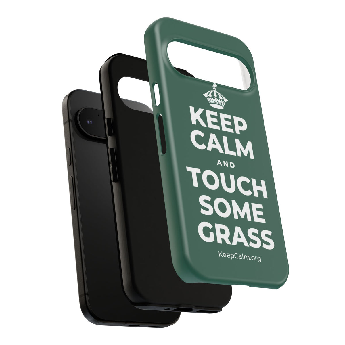 KEEP CALM AND TOUCH SOME GRASS Phone Case