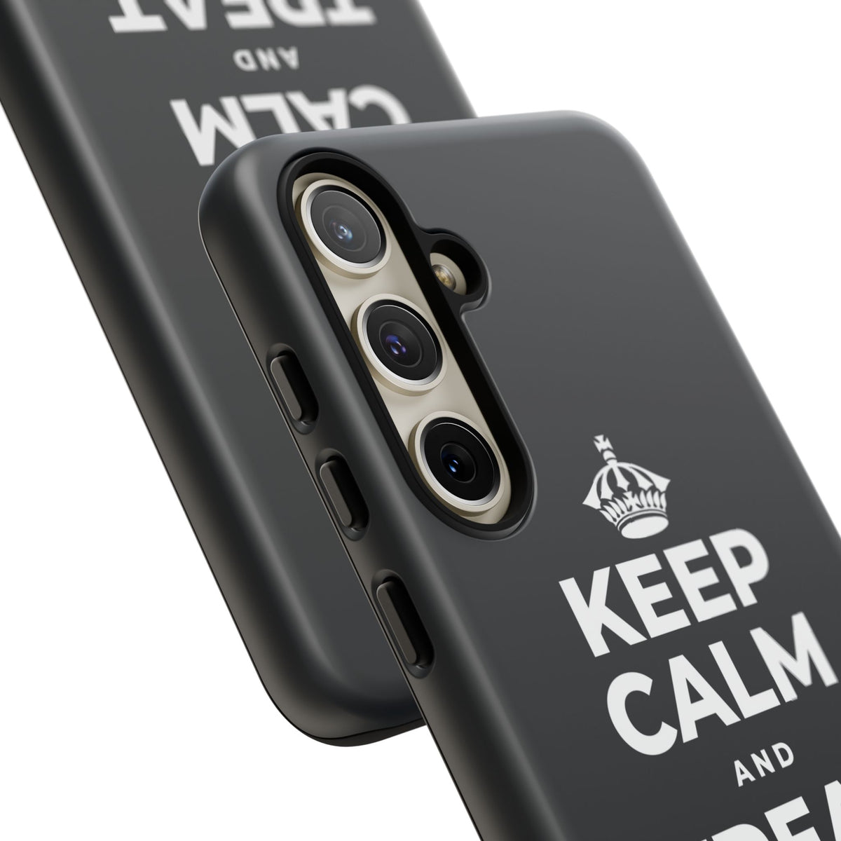 KEEP CALM AND TREAT YOURSELF Phone Case (Dark)