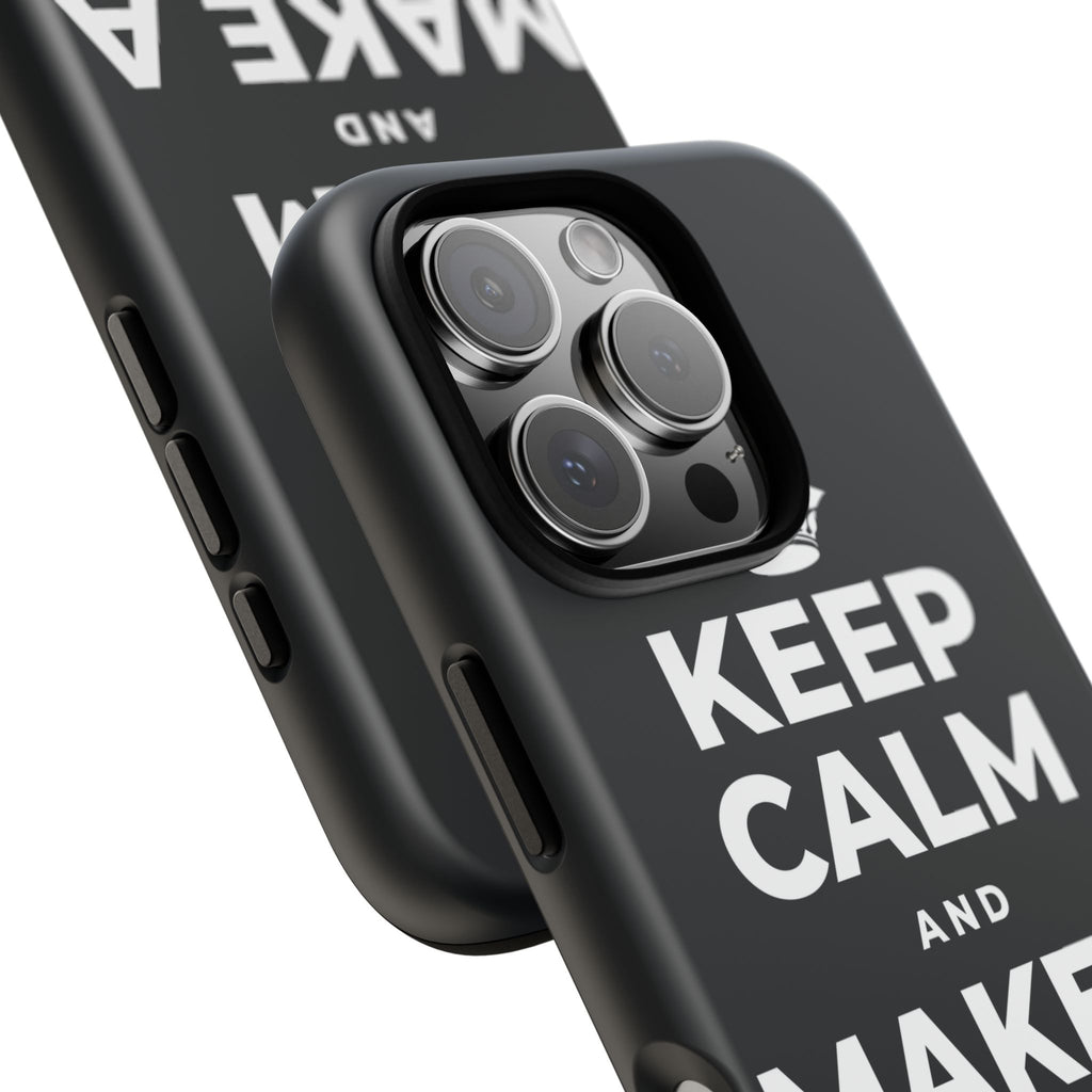 KEEP CALM AND MAKE A HAPPY MEMORY Phone Case (Dark)