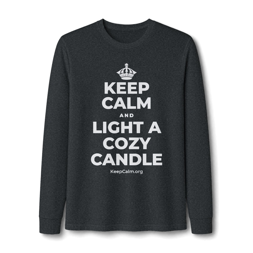 KEEP CALM AND LIGHT A COZY CANDLE Long Sleeve Tee