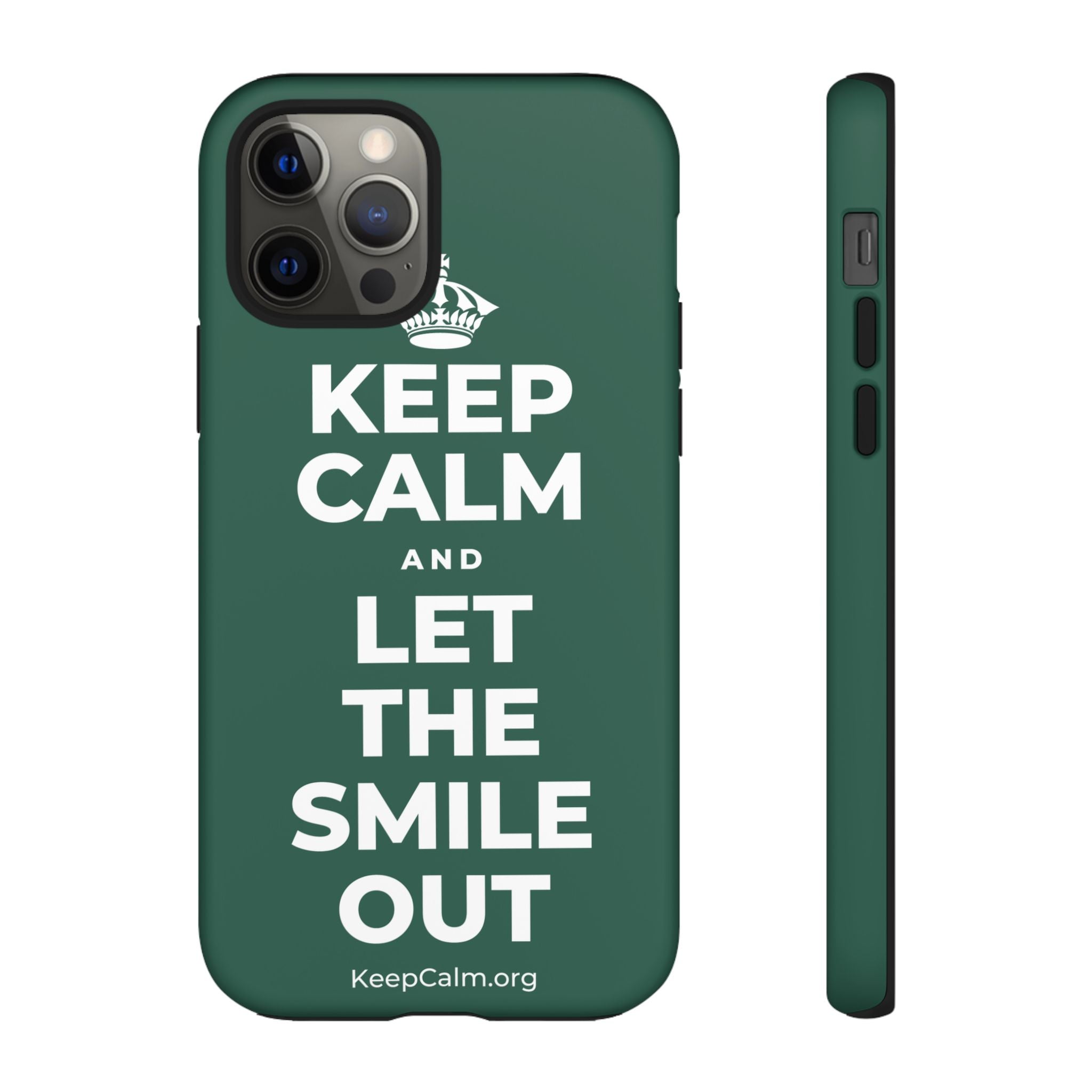 KEEP CALM AND LET THE SMILE OUT Phone Case