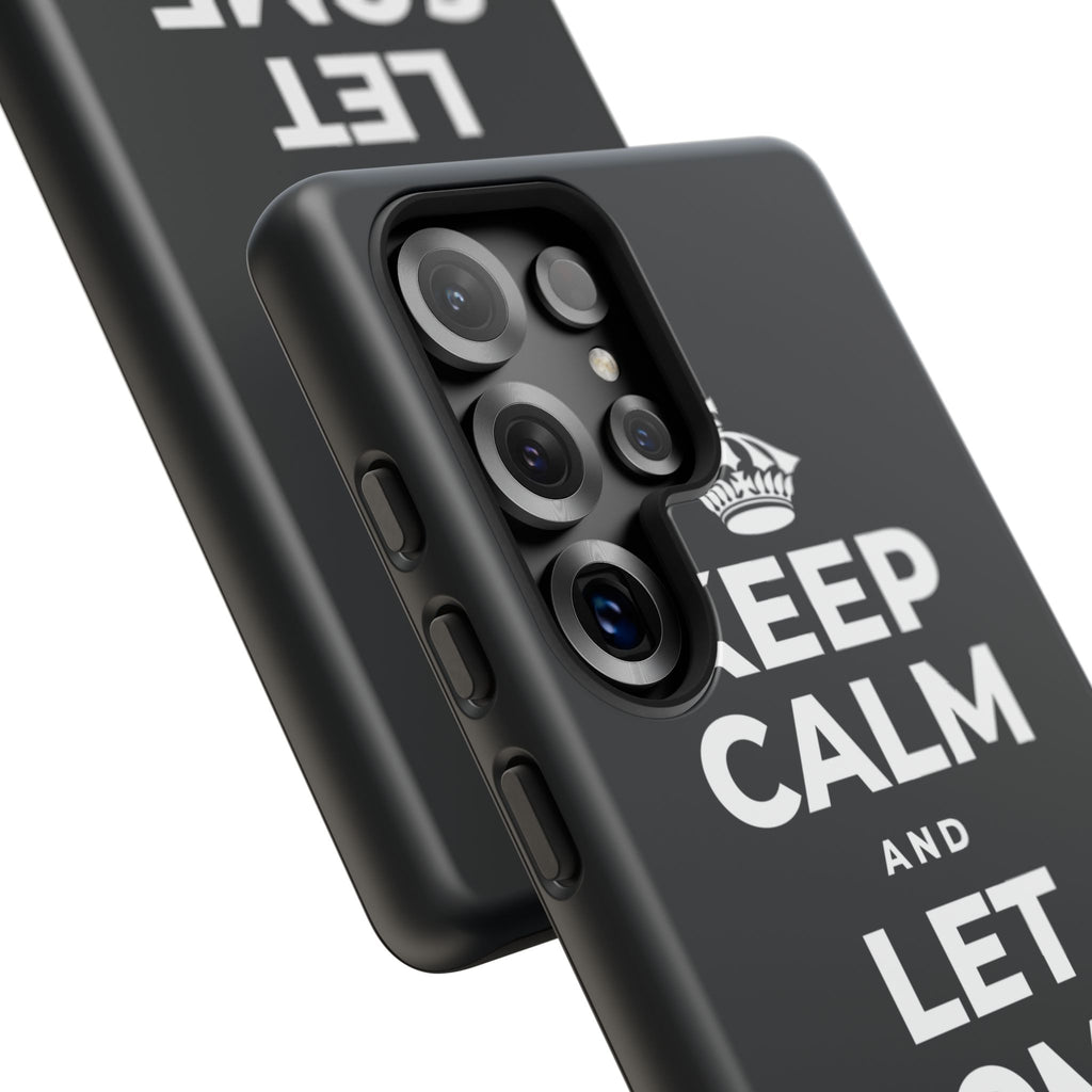 KEEP CALM AND LET SOME OF IT GO Phone Case (Dark)
