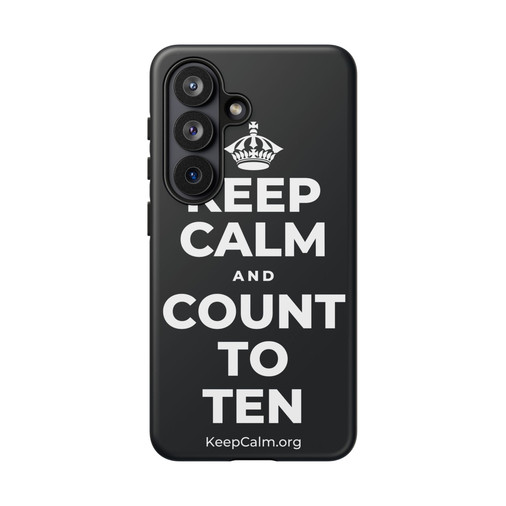 KEEP CALM AND COUNT TO TEN Phone Case (Dark)