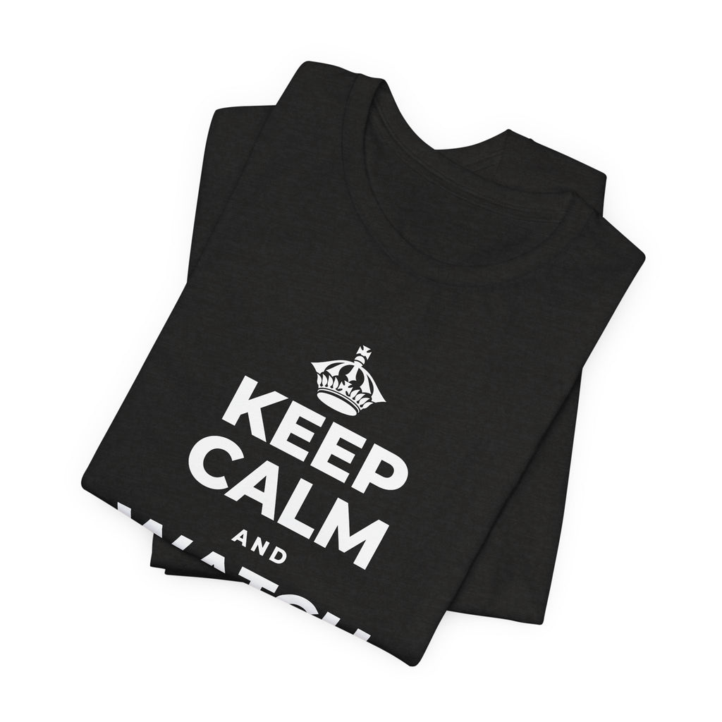 KEEP CALM AND WATCH THEM GROW T-Shirt (Soft Cream–Heather Mauve)