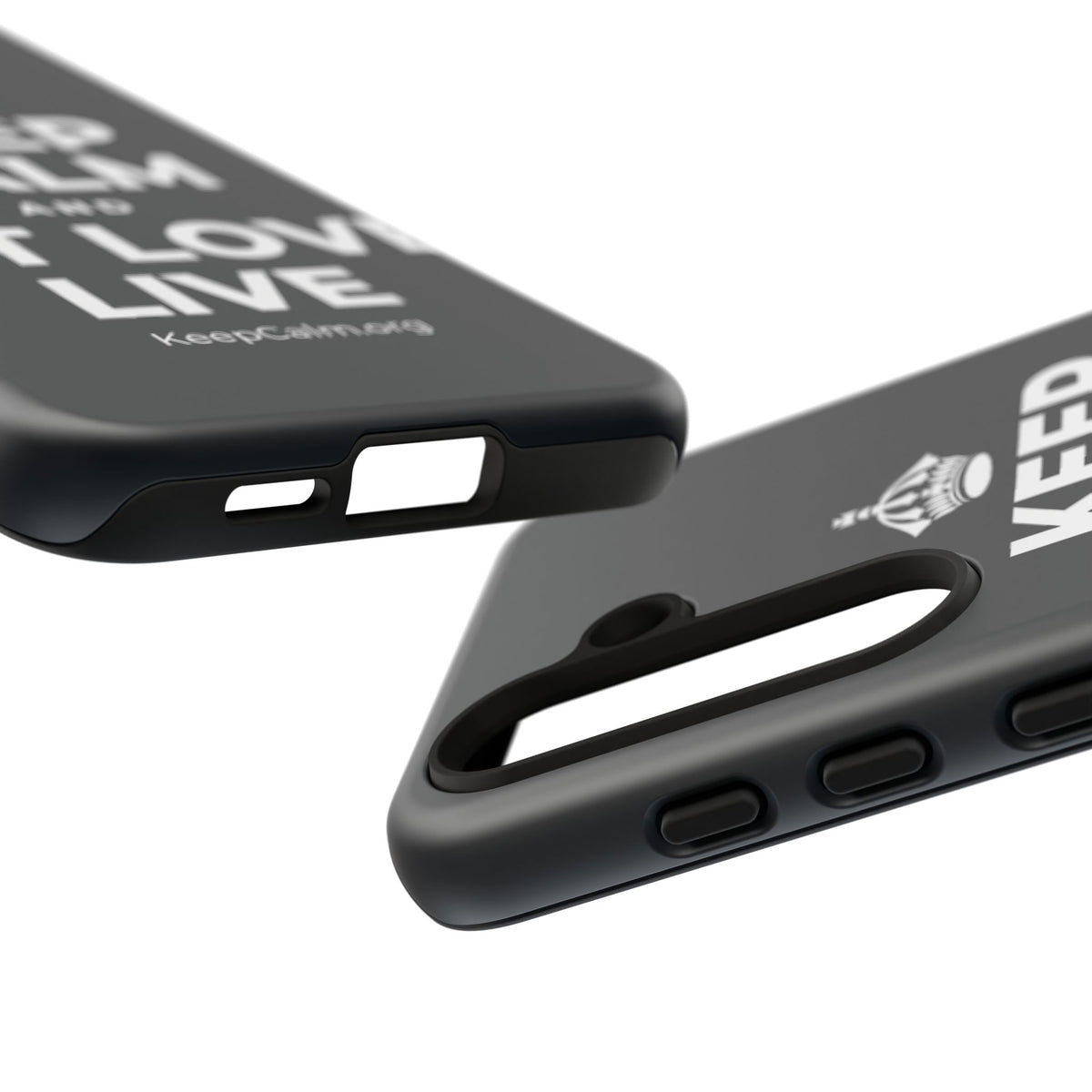 KEEP CALM AND LET LOVE LIVE Phone Case (Dark)