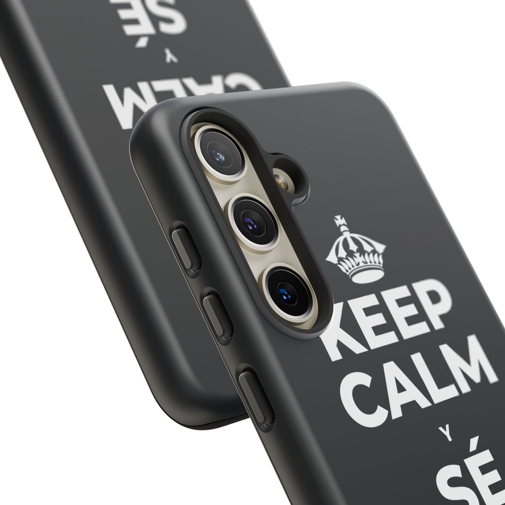KEEP CALM Y SÉ SUAVE CONTIGO Phone Case (Dark)