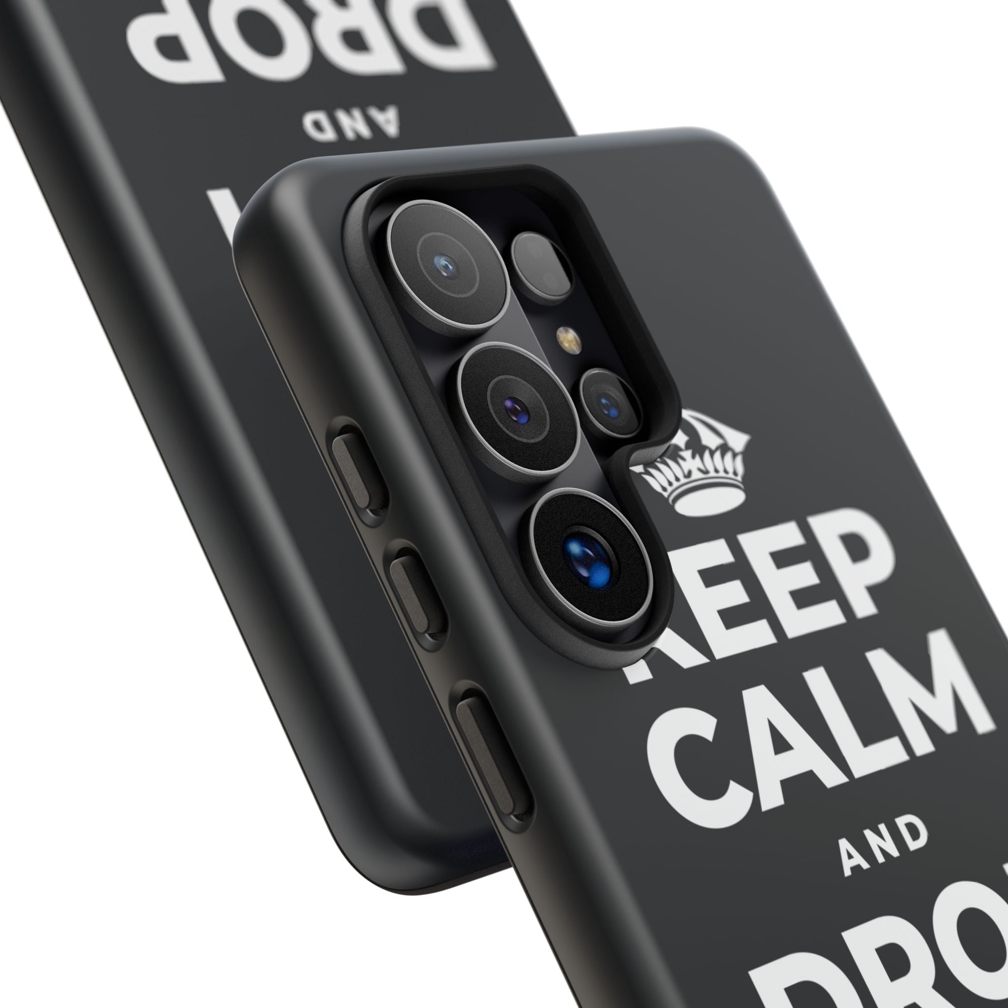 KEEP CALM AND DROP THE ROPE Phone Case (Dark)