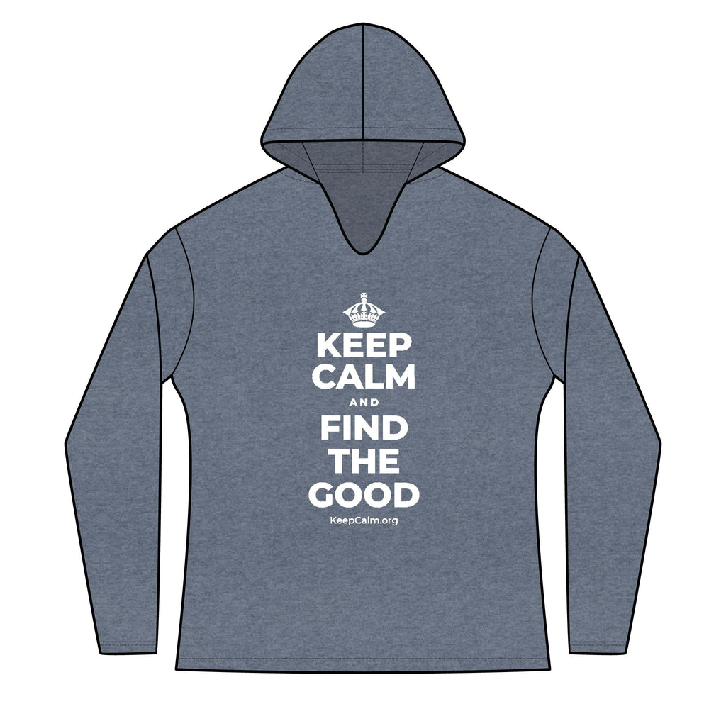 KEEP CALM AND FIND THE GOOD Women's Long Sleeve Hoodie