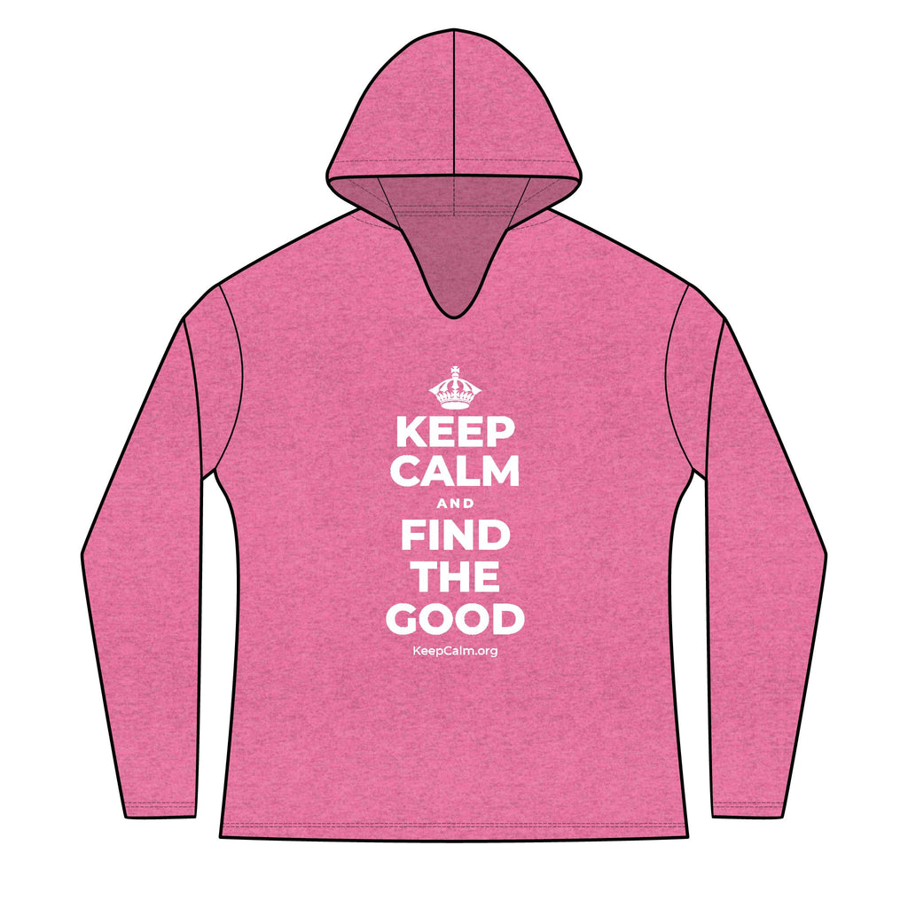 KEEP CALM AND FIND THE GOOD Women's Long Sleeve Hoodie