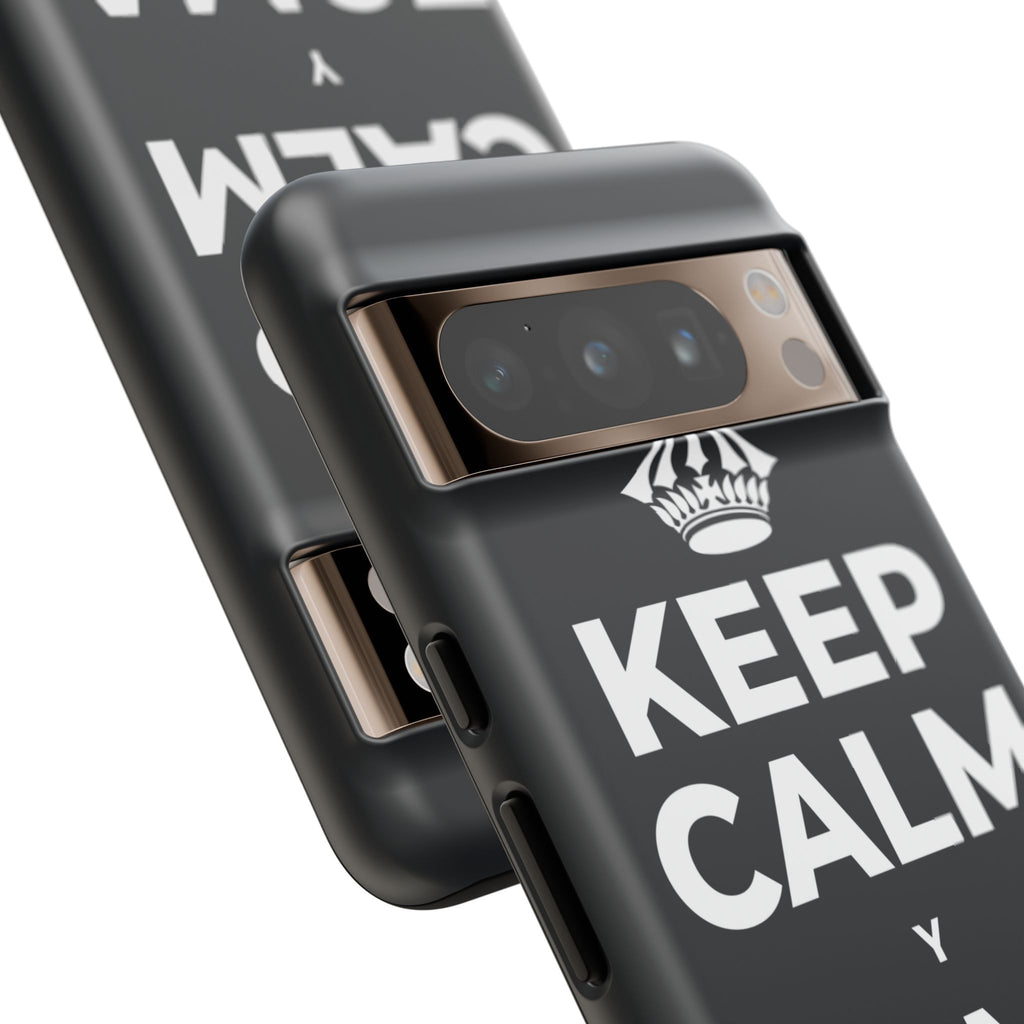 KEEP CALM Y TOMA AGUA Phone Case (Dark)