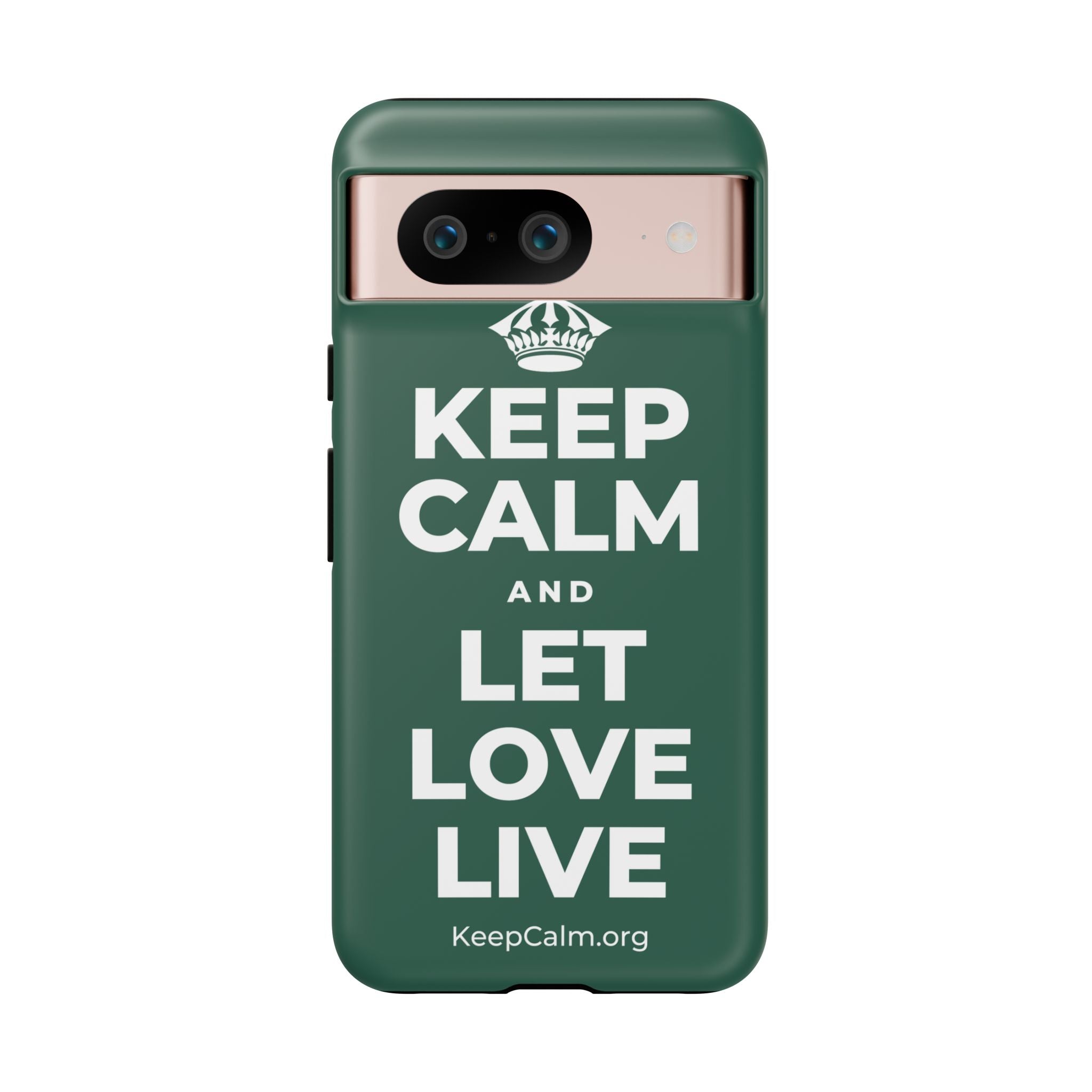 KEEP CALM AND LET LOVE LIVE Phone Case
