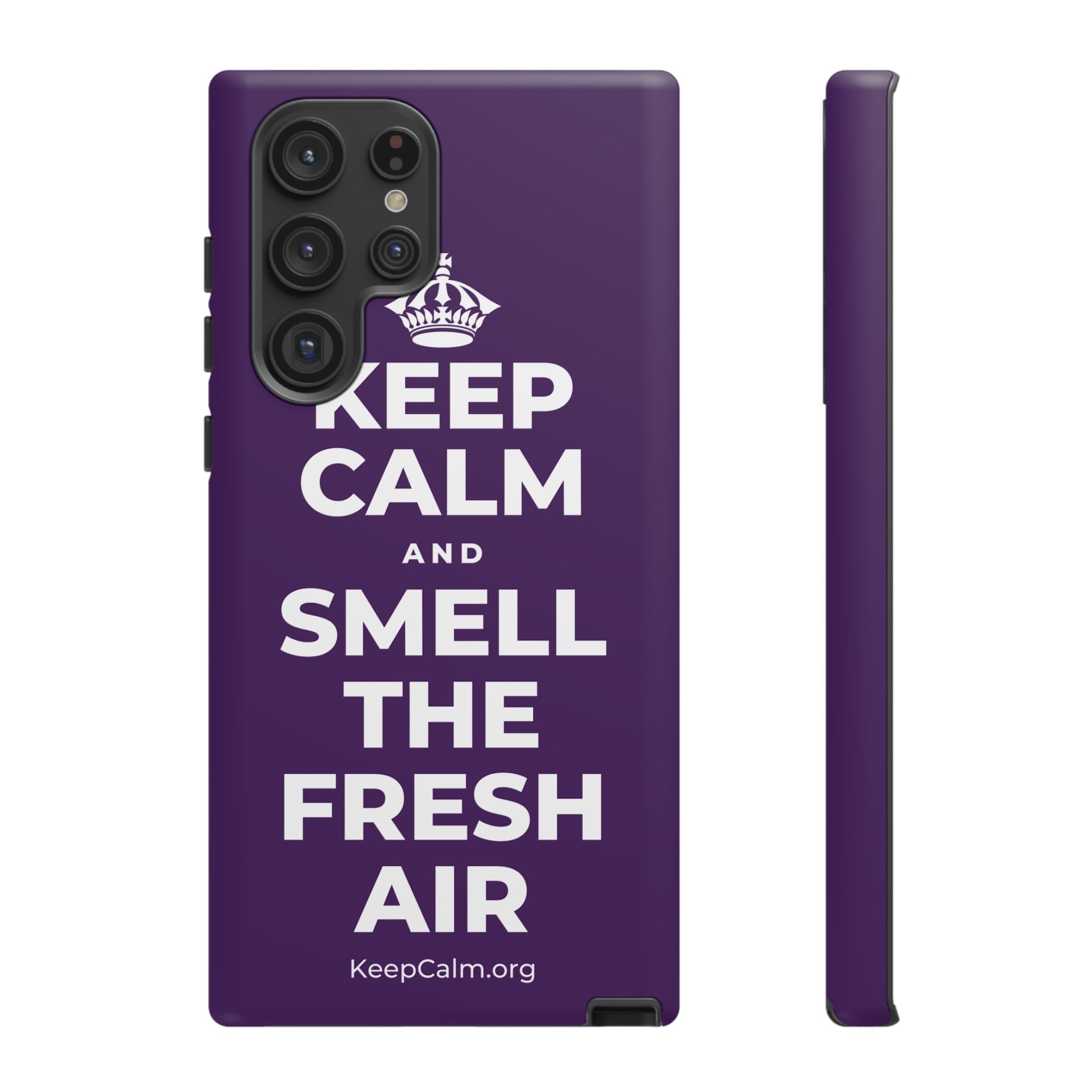 KEEP CALM AND SMELL THE FRESH AIR Phone Case