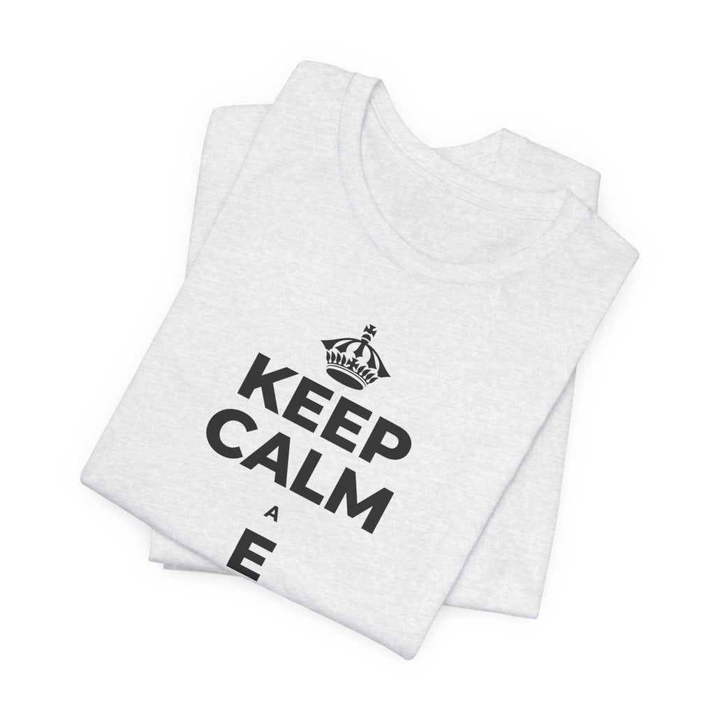 KEEP CALM A E AKAHAI, I NĀ WĀ A PAU T-Shirt (Soft Cream–Heather Mauve)