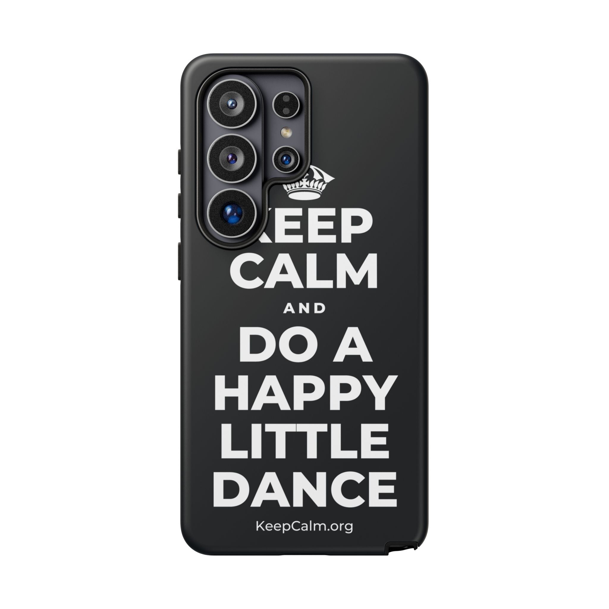 KEEP CALM AND DO A HAPPY LITTLE DANCE Phone Case (Dark)