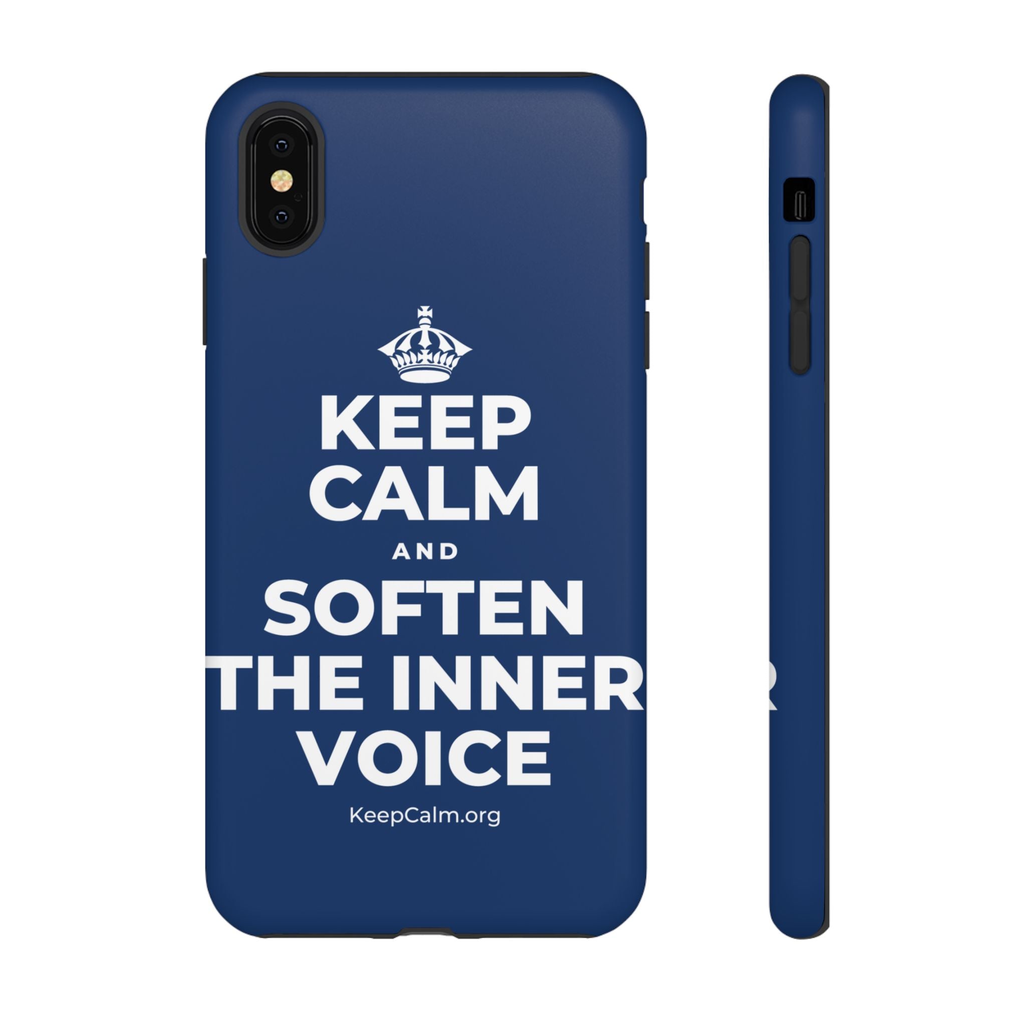 KEEP CALM AND SOFTEN THE INNER VOICE Phone Case