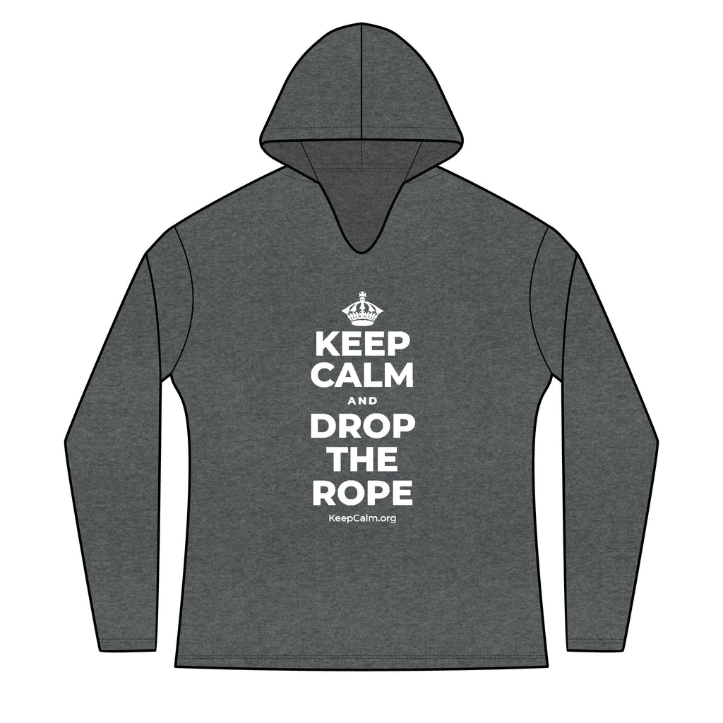 KEEP CALM AND DROP THE ROPE Women's Long Sleeve Hoodie