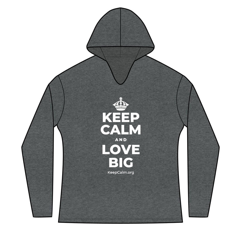 KEEP CALM AND LOVE BIG Women's Long Sleeve Hoodie