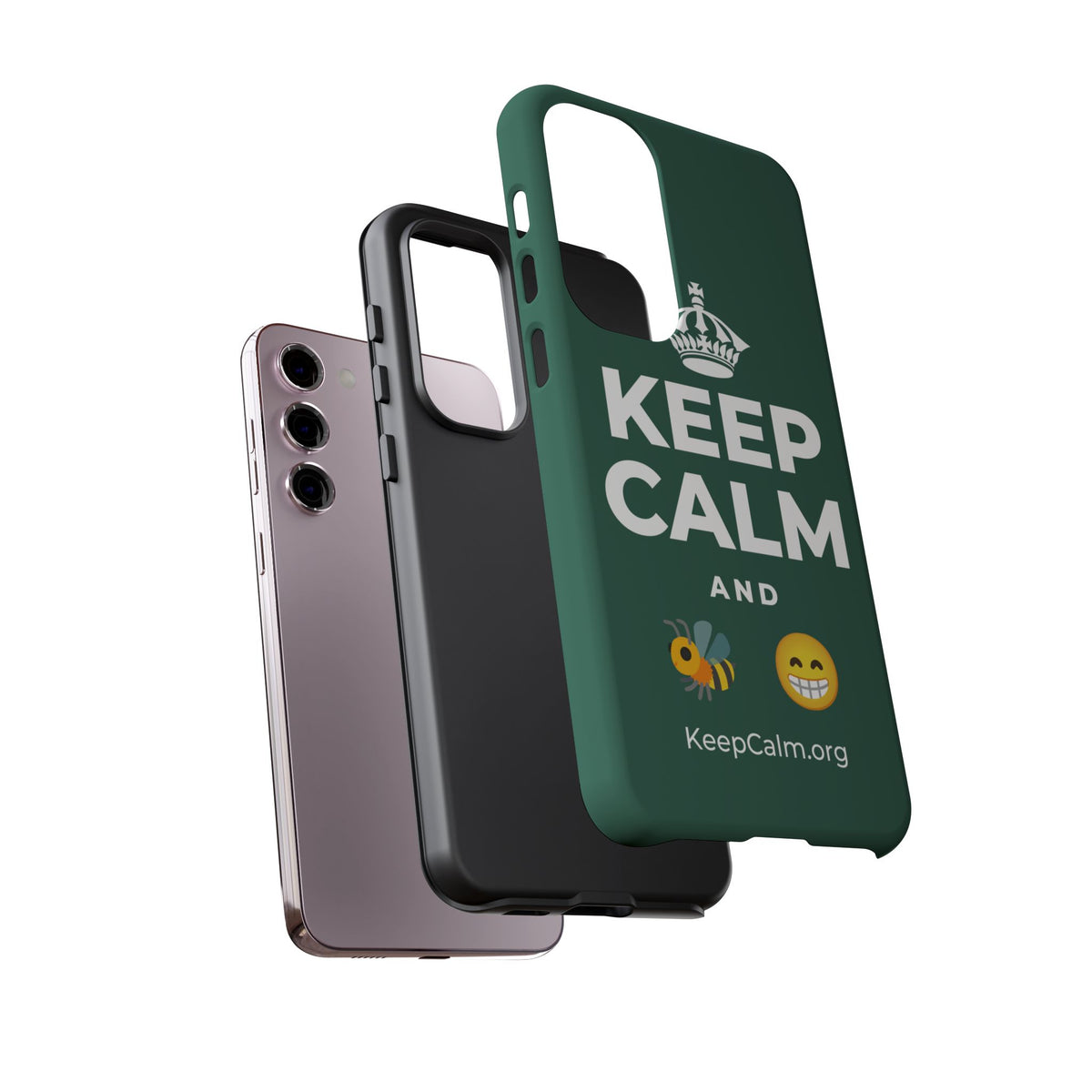 KEEP CALM AND BEE HAPPY Phone Case