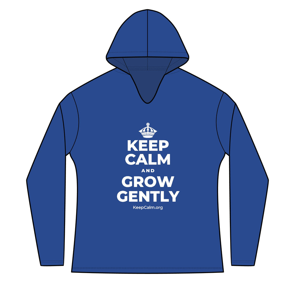 KEEP CALM AND GROW GENTLY Women's Long Sleeve Hoodie