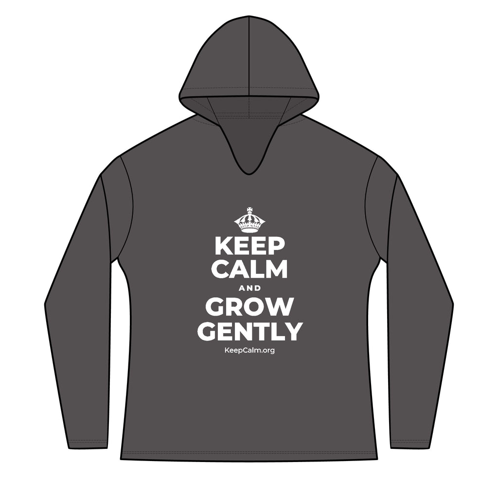 KEEP CALM AND GROW GENTLY Women's Long Sleeve Hoodie