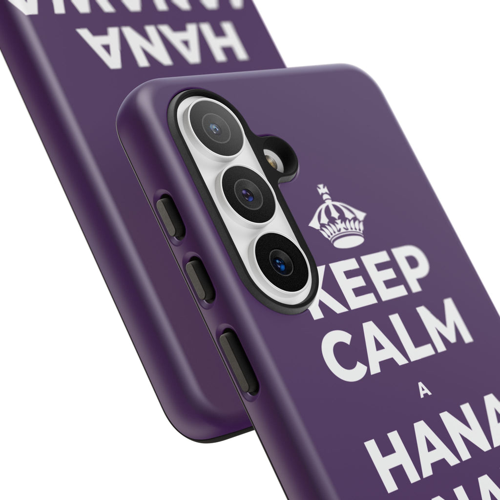 KEEP CALM A HANA MANAWA E PĀʻANI AI Phone Case