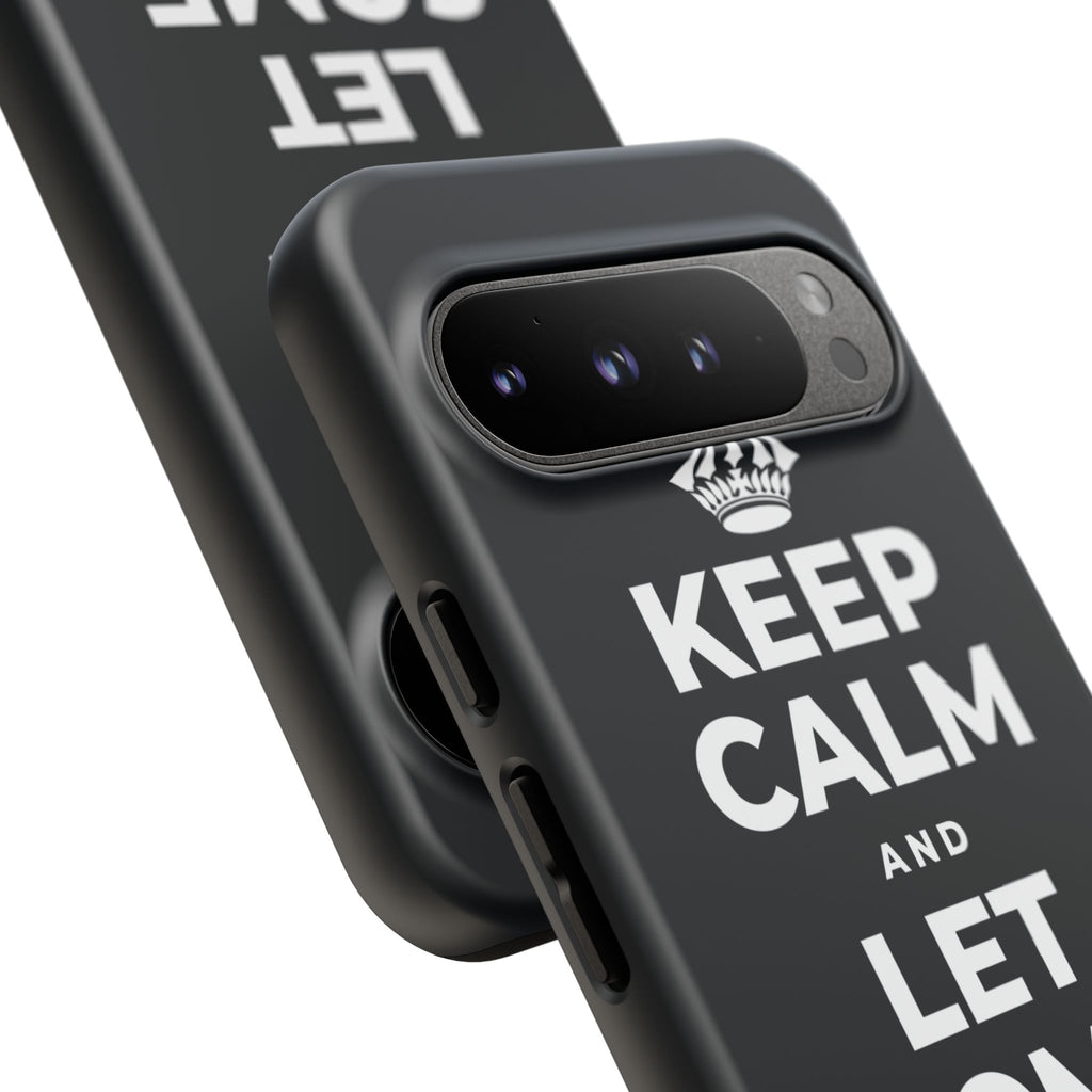 KEEP CALM AND LET SOME OF IT GO Phone Case (Dark)