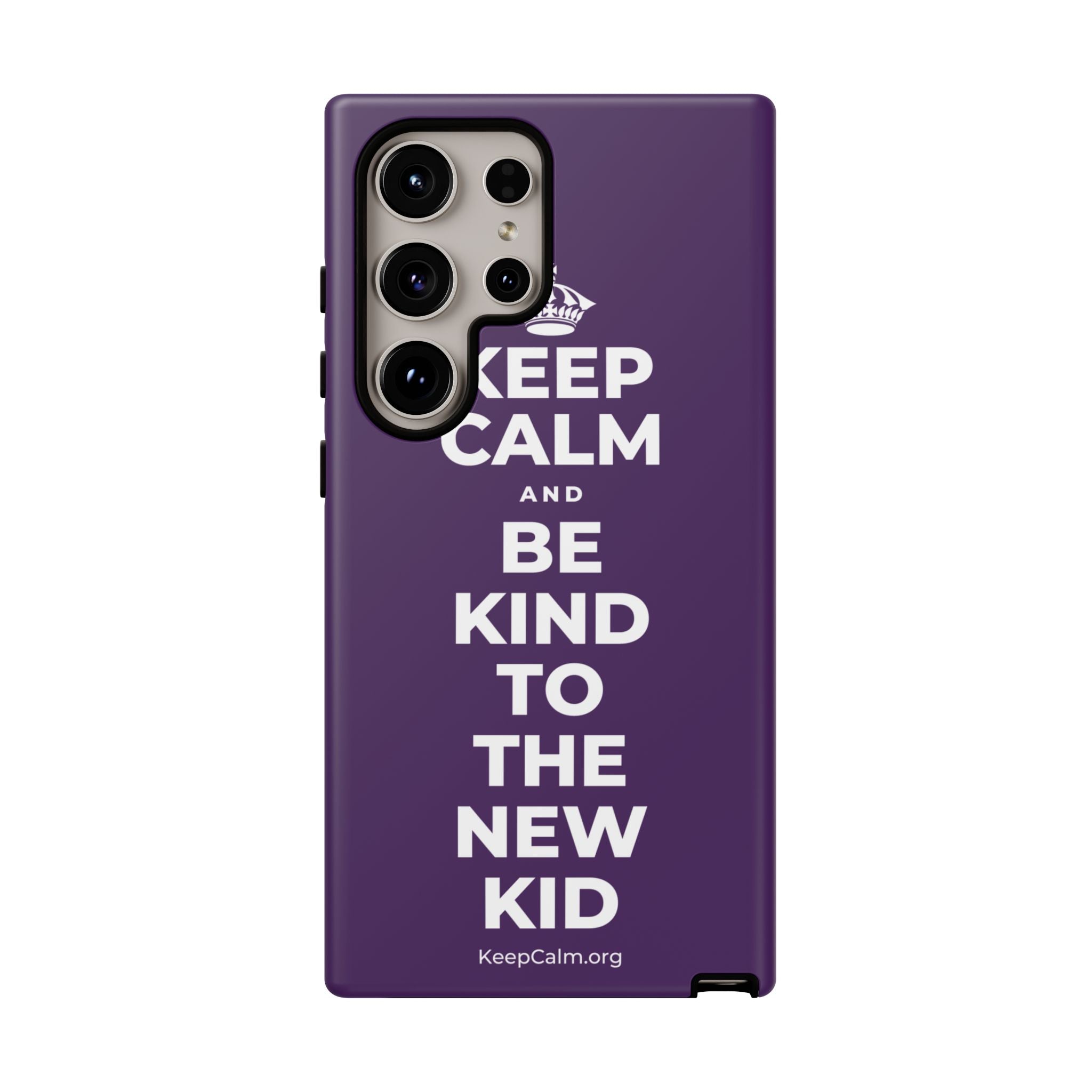 KEEP CALM AND BE KIND TO THE NEW KID Phone Case