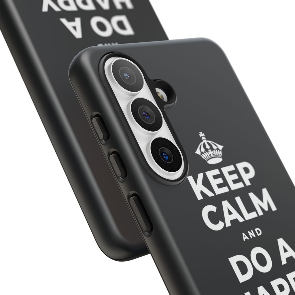 KEEP CALM AND DO A HAPPY LITTLE DANCE Phone Case (Dark)