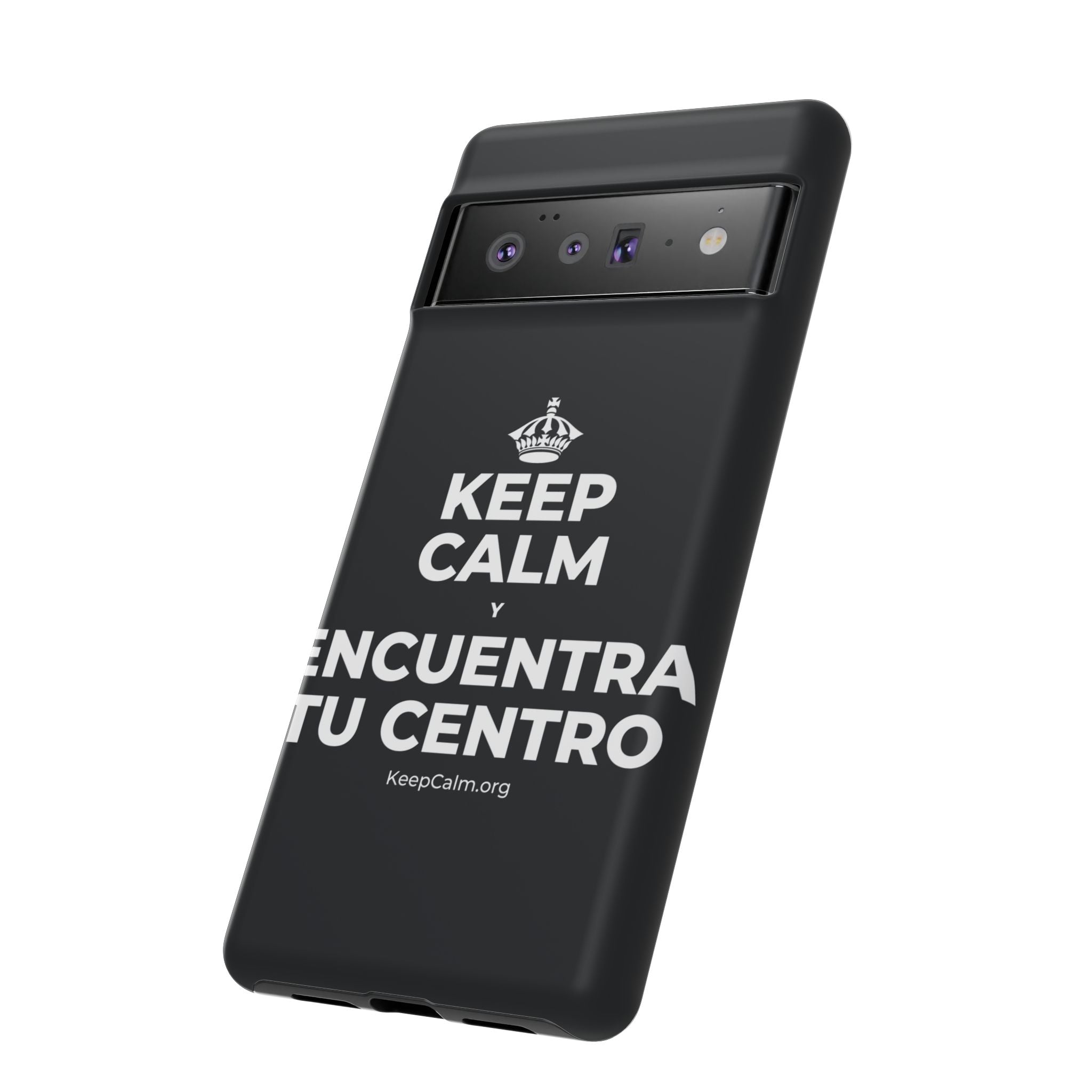KEEP CALM Y ENCUENTRA TU CENTRO Phone Case (Dark)