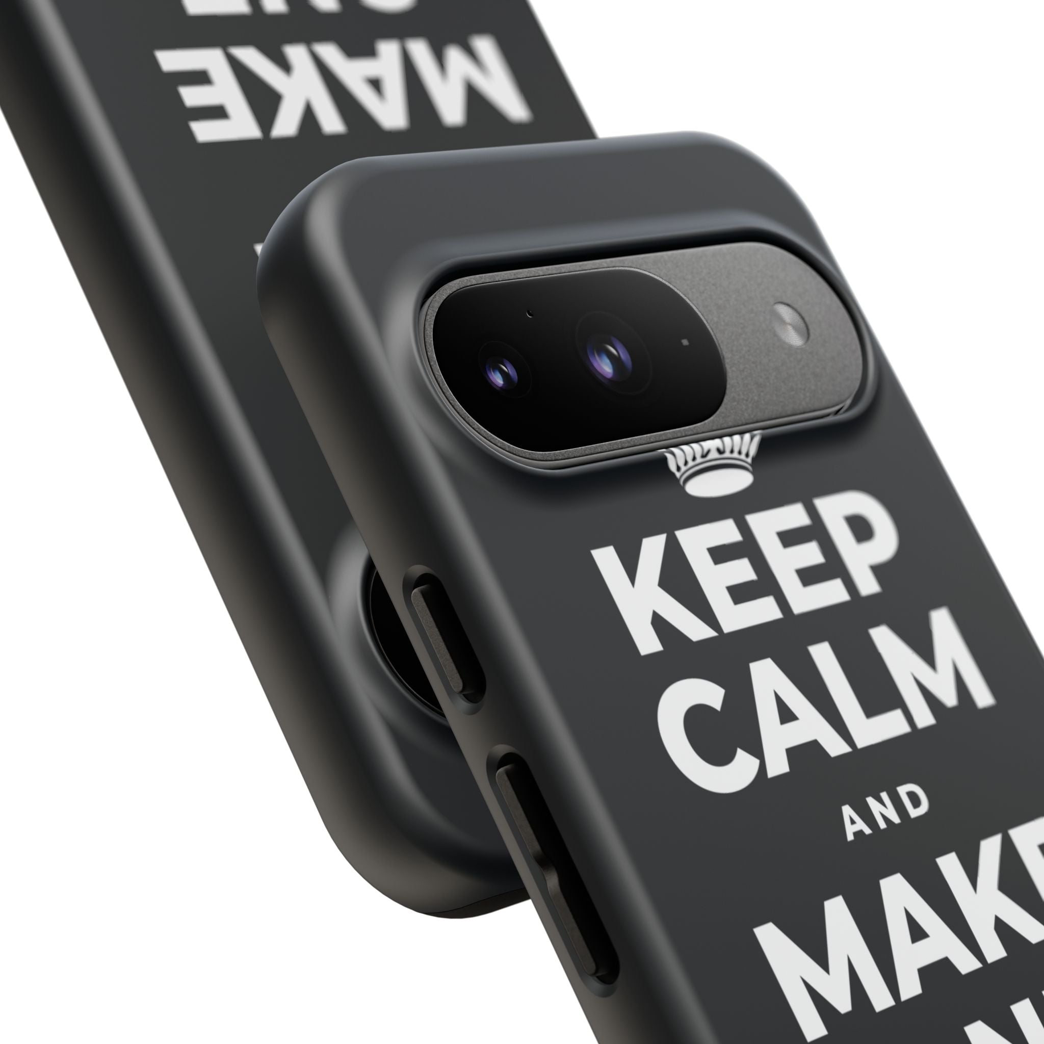 KEEP CALM AND MAKE ONE SMALL CHANGE Phone Case (Dark)