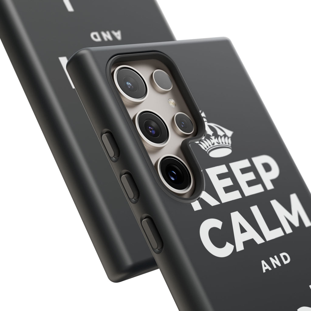 KEEP CALM AND احمِ سلامك Phone Case (Dark)