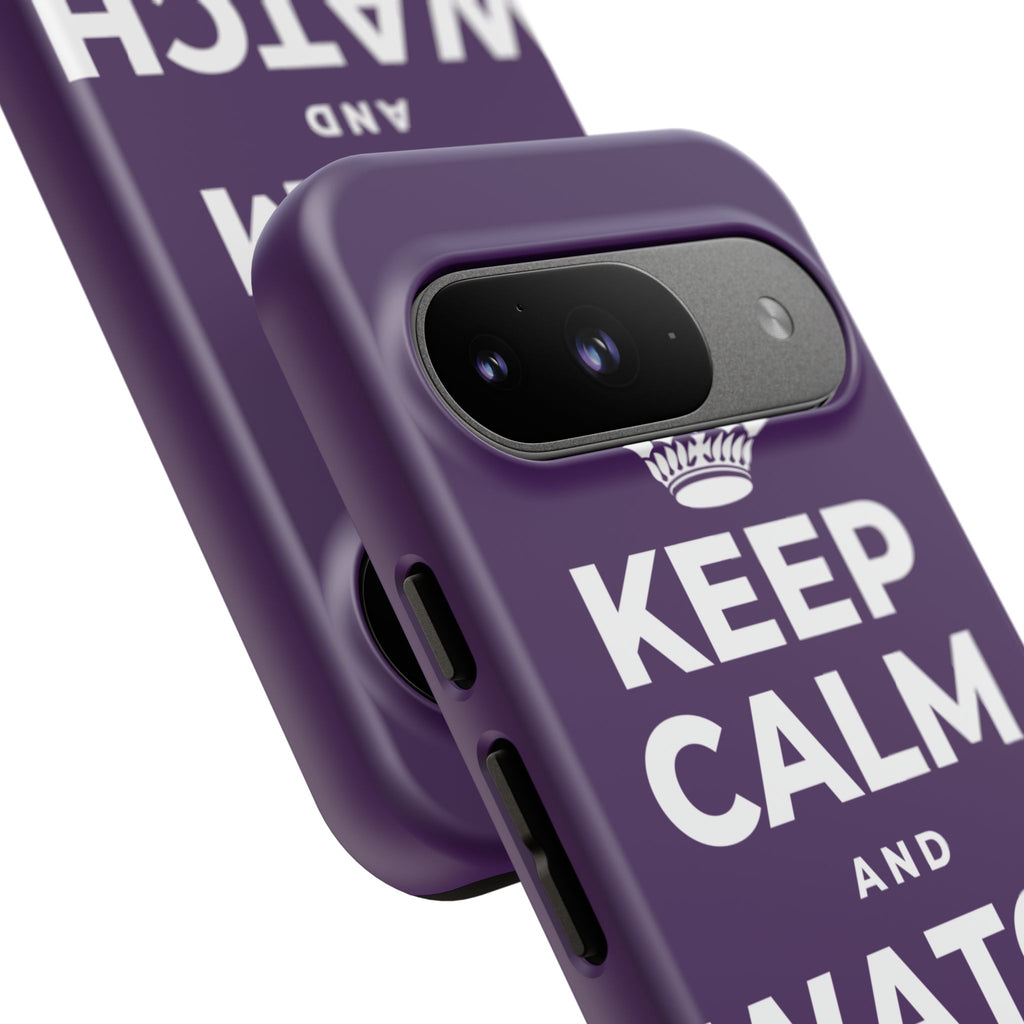 KEEP CALM AND WATCH THE CLOUDS Phone Case