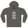 KEEP CALM AND SAVOR THE SMALL JOYS Organic Hoodie Tee
