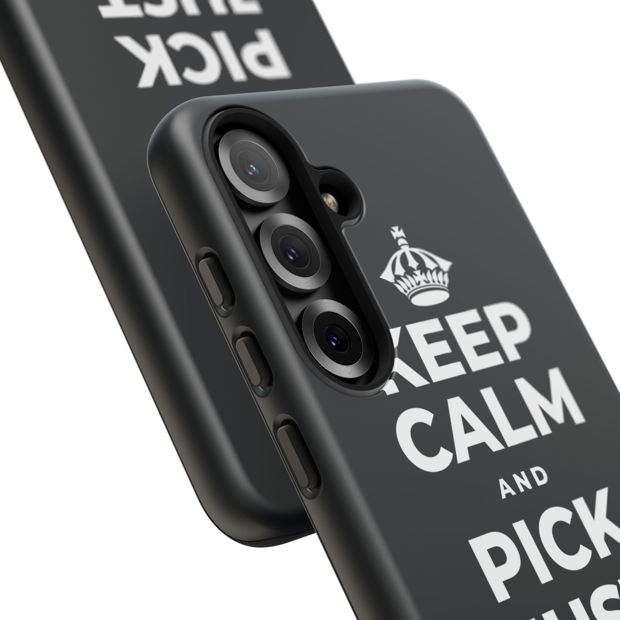 KEEP CALM AND PICK JUST ONE THING Phone Case (Dark)